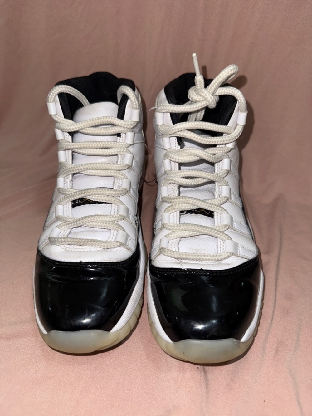 Jordan Kids Black and White Sneakers